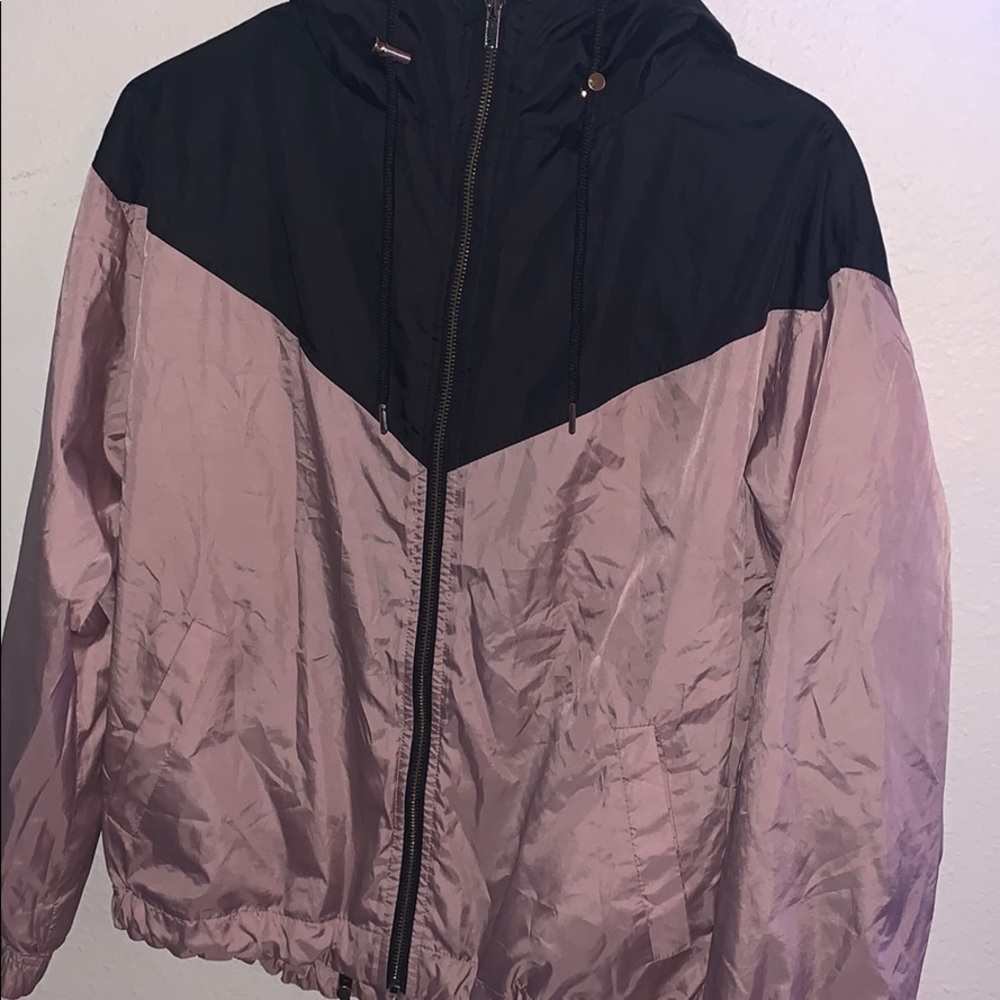 windbreaker- black/pink